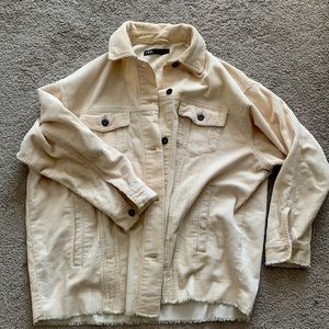 Zara corduroy jacket size small
